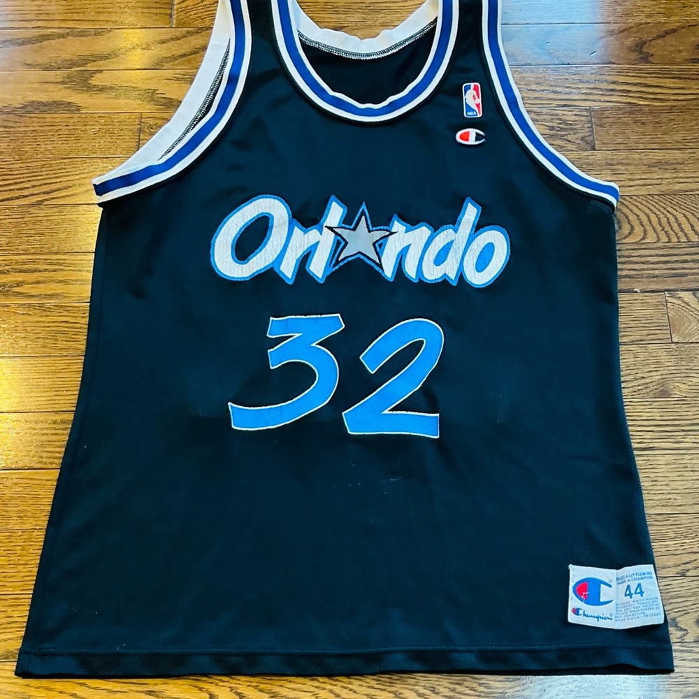 Vintage 90s Champion Orlando Magic Shaq O’Neal #32 Jersey